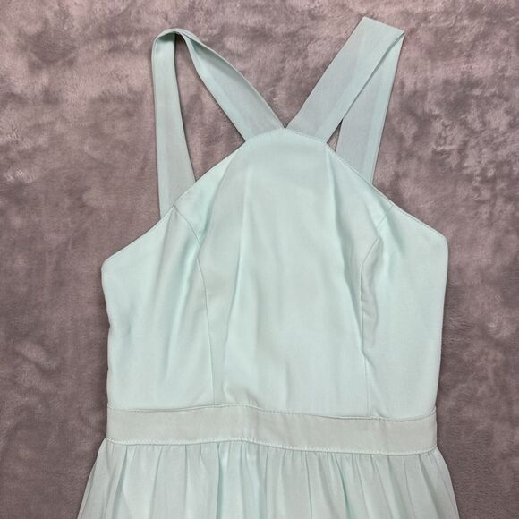 Lulu’s Women’s Small Mint Green Strappy Sleeveless Maxi Dress Long Formal - Picture 1 of 9